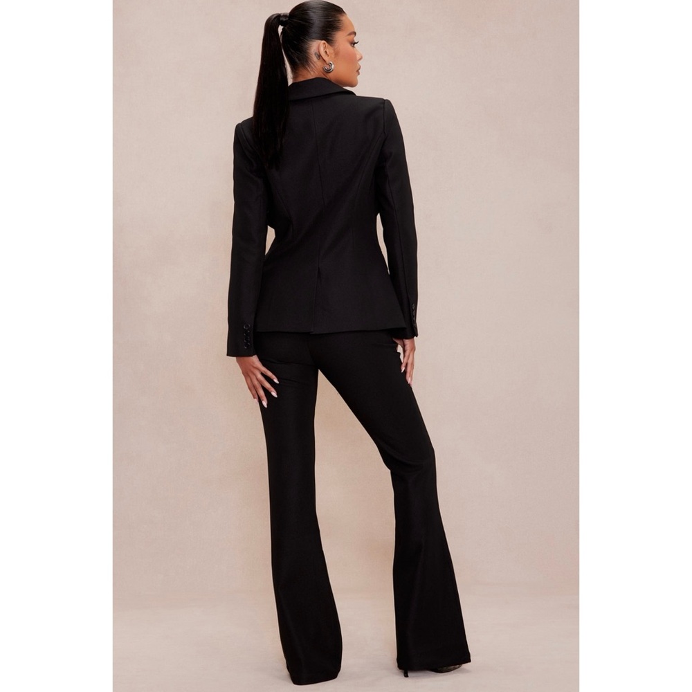 NWT Fashion Nova - Nova Luxe Women’s Denise Black Pant Suit - Picture 4 of 10